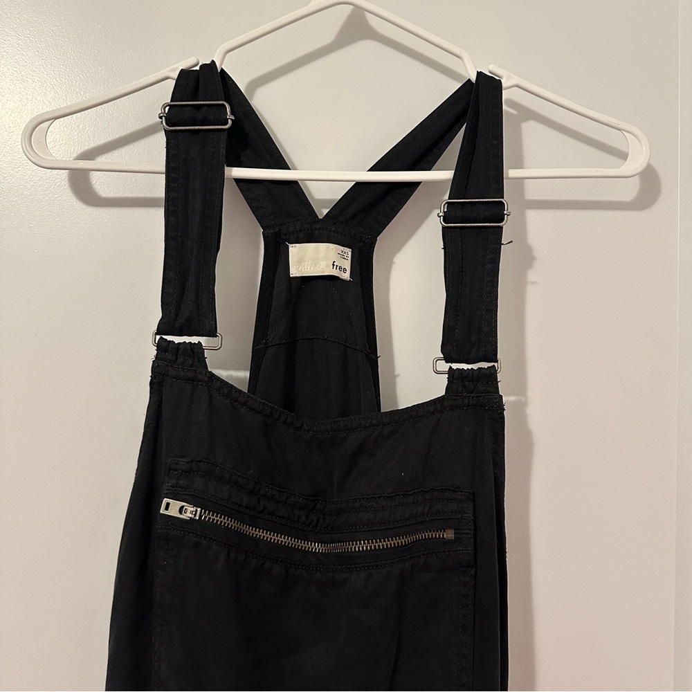 Aritzia Wilfred Free Black Valletta Overalls Cropped Size XXS Women’s - Picture 4 of 16